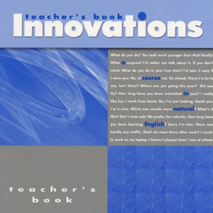 Innovations Upper-Intermediate: Teacher's Book