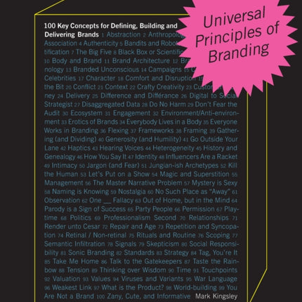 Universal Principles of Branding