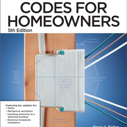 Black and Decker Codes for Homeowners 5th Edition: Current with 2021-2023 Codes - Electrical • Plumbing • Construction • Mechanical