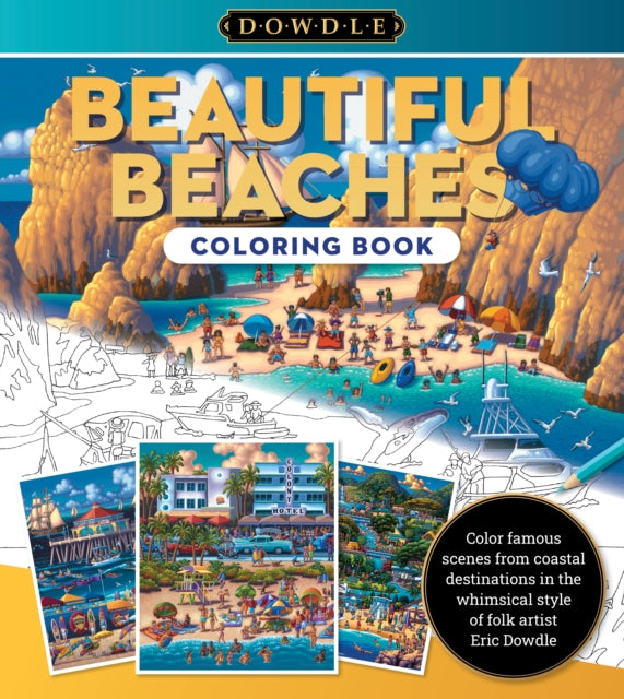 Eric Dowdle Coloring Book Beautiful Beaches