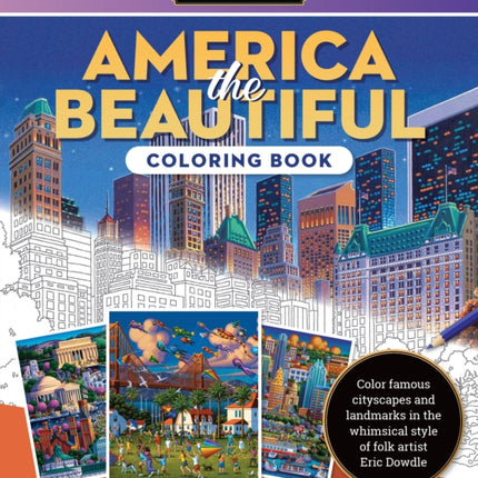 Eric Dowdle Coloring Book America the Beautiful