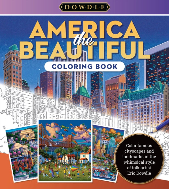 Eric Dowdle Coloring Book America the Beautiful