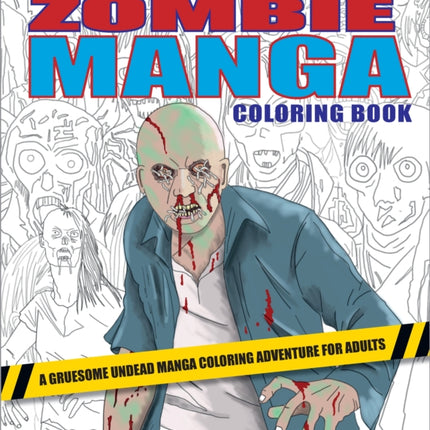 Zombie Manga Coloring Book