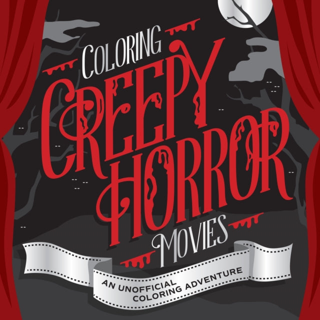 Lights Camera Color Coloring Creepy Horror Flicks