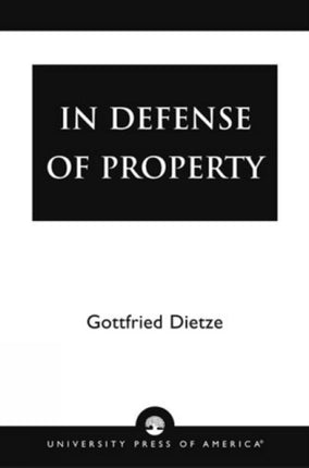 In Defense of Property