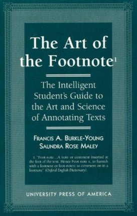 The Art of the Footnote