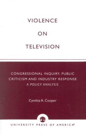 Violence on Television Congressional Inquiry
