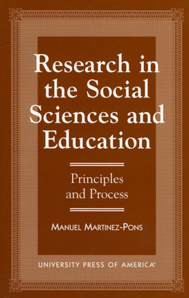 Research in the Social Sciences and Education