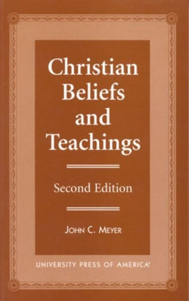 Christian Beliefs and Teachings