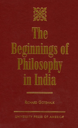 The Beginnings of Philosophy in India