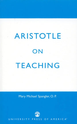 Aristotle on Teaching