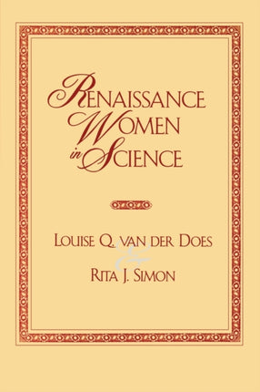 Renaissance Women in Science Copublished with