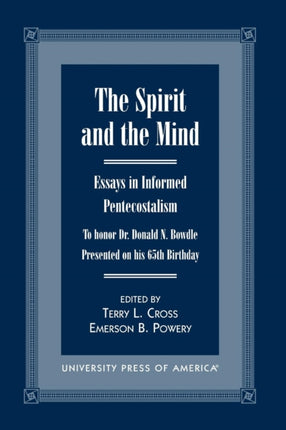The Spirit and the Mind Essays in Informed