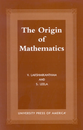 The Origin of Mathematics