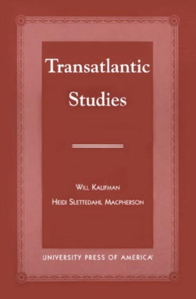 Transatlantic Studies