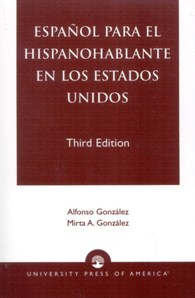 Espanol Para el Hispanohablante en los Estados