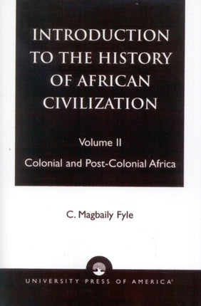 Introduction to the History of African