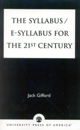 The SyllabusESyllabus for the 21st Century