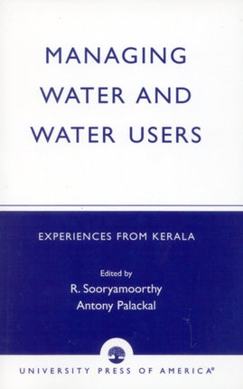 Managing Water and Water Users