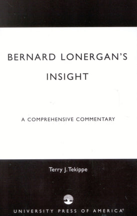 Bernard Lonergans Insight