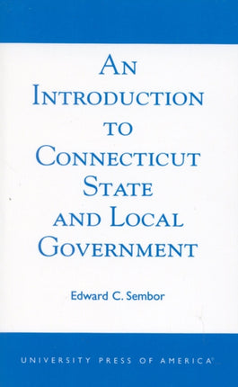 An Introduction to Connecticut State and Local