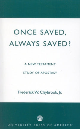 Once Saved Always Saved