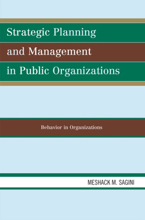 Strategic Planning and Management in Public