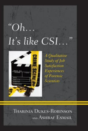 Oh its like CSI...