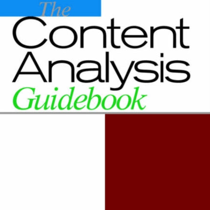 The Content Analysis Guidebook
