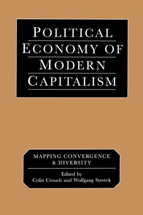 Political Economy of Modern Capitalism