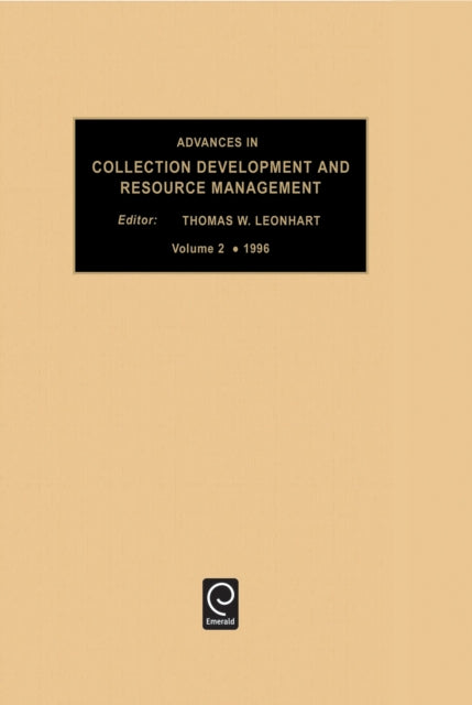 Advances in Collection development and resource management