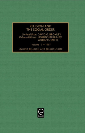 Leaving Religion and Religious Life: Patterns and Dynamics: Patterns and Dynamics