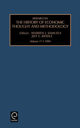 Research in the History of Economic Thought and Methodology