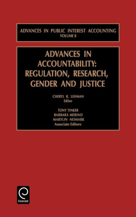 Advances in Accountability: Regulation, Research, Gender and Justice