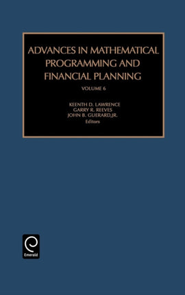 Advances in Mathematical Programming and Financial Planning