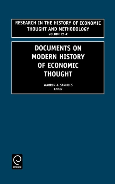 Documents on Modern History of Economic Thought