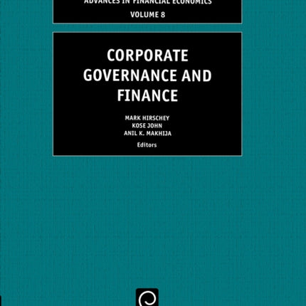 Corporate Governance and Finance