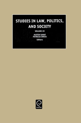 Studies in Law, Politics and Society