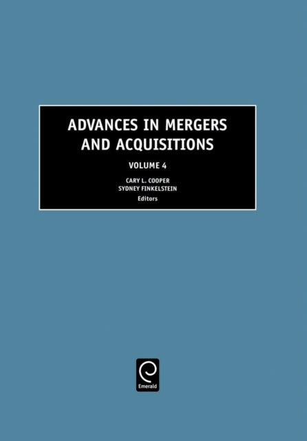 Advances in Mergers and Acquisitions