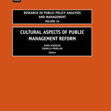 Cultural Aspects of Public Management Reform