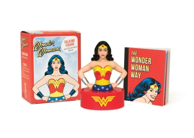 Wonder Woman Talking Figure and Illustrated Book Miniature Editions