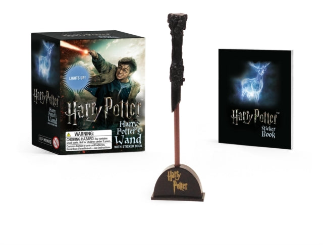 Harry Potter Wizards Wand and Sticker Book Lights Up Rp Minis