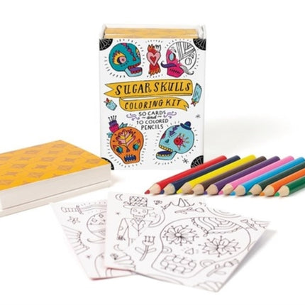 Sugar Skulls Coloring Kit