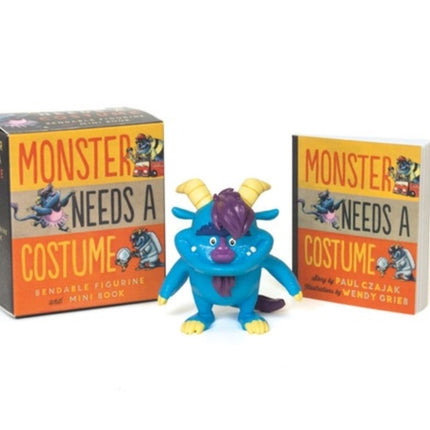 Monster Needs a Costume Bendable Figurine and Mini Book Rp Minis