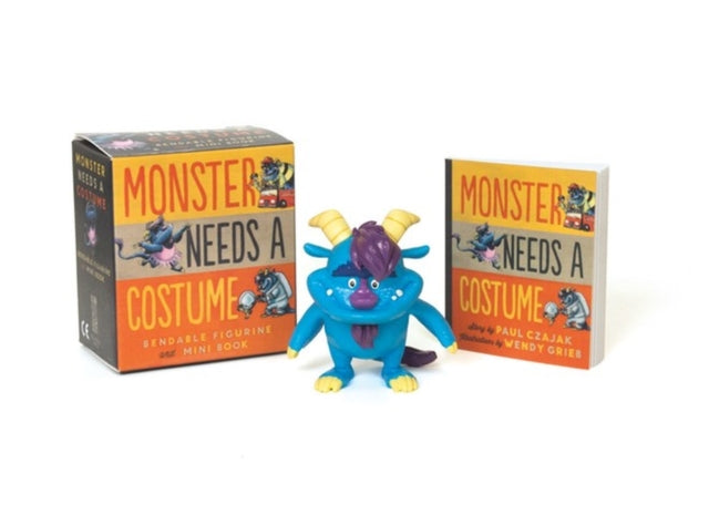 Monster Needs a Costume Bendable Figurine and Mini Book Rp Minis