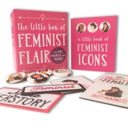 The Little Box of Feminist Flair With Pins Patches  Magnets Rp Minis