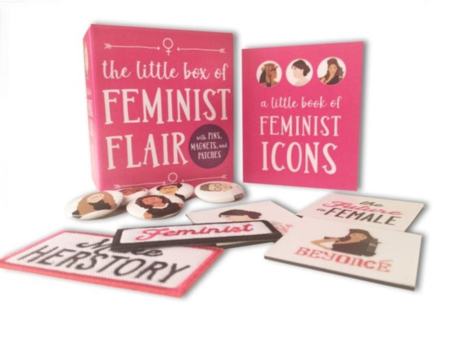 The Little Box of Feminist Flair With Pins Patches  Magnets Rp Minis