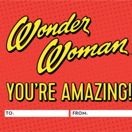 Wonder Woman: You're Amazing!: A Fill-In Book