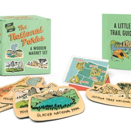 The National Parks A Wooden Magnet Set Rp Minis