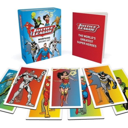 Justice League Morphing Magnet Set Set of 7 Lenticular Magnets Rp Minis